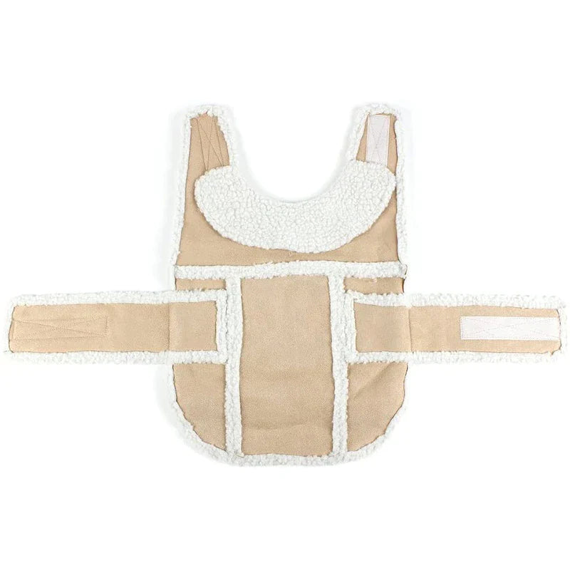 Adjustable Warm Fleece Dog Jacket