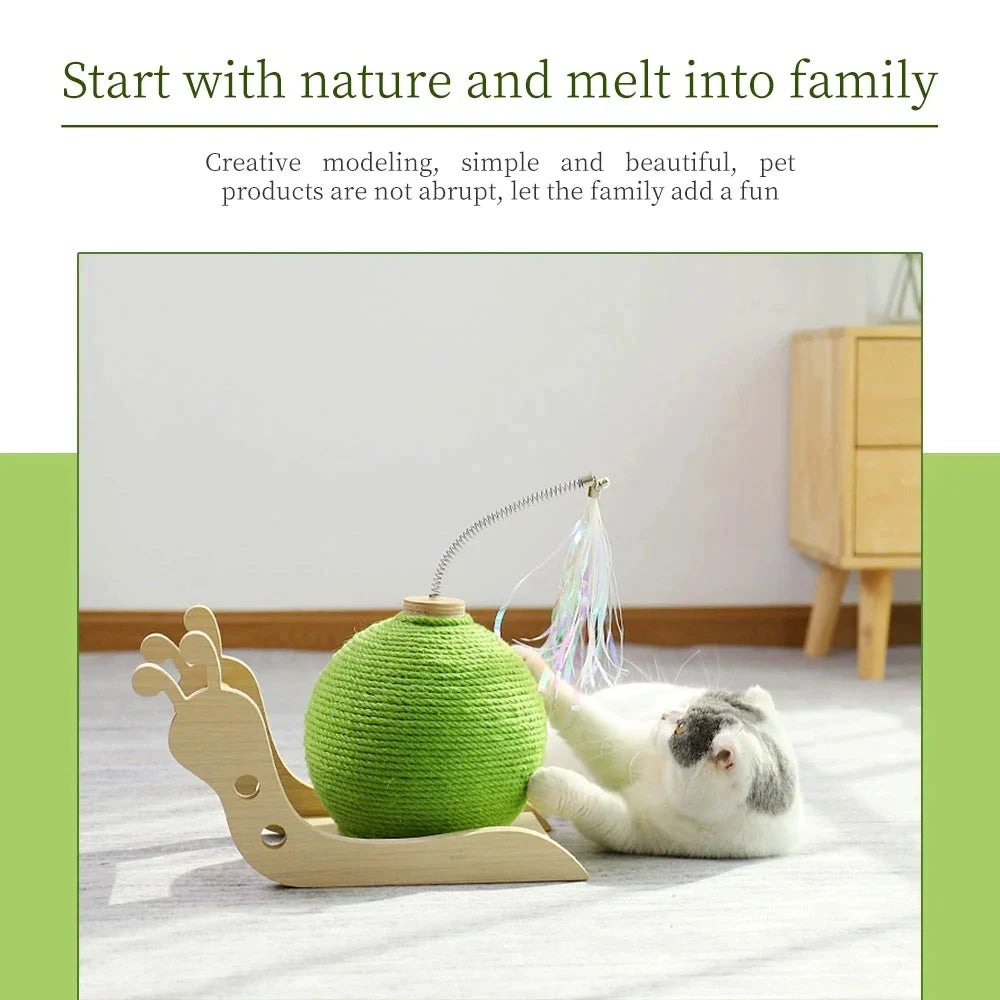 Wear-resistant Woven Sisal Cat Scratch Ball