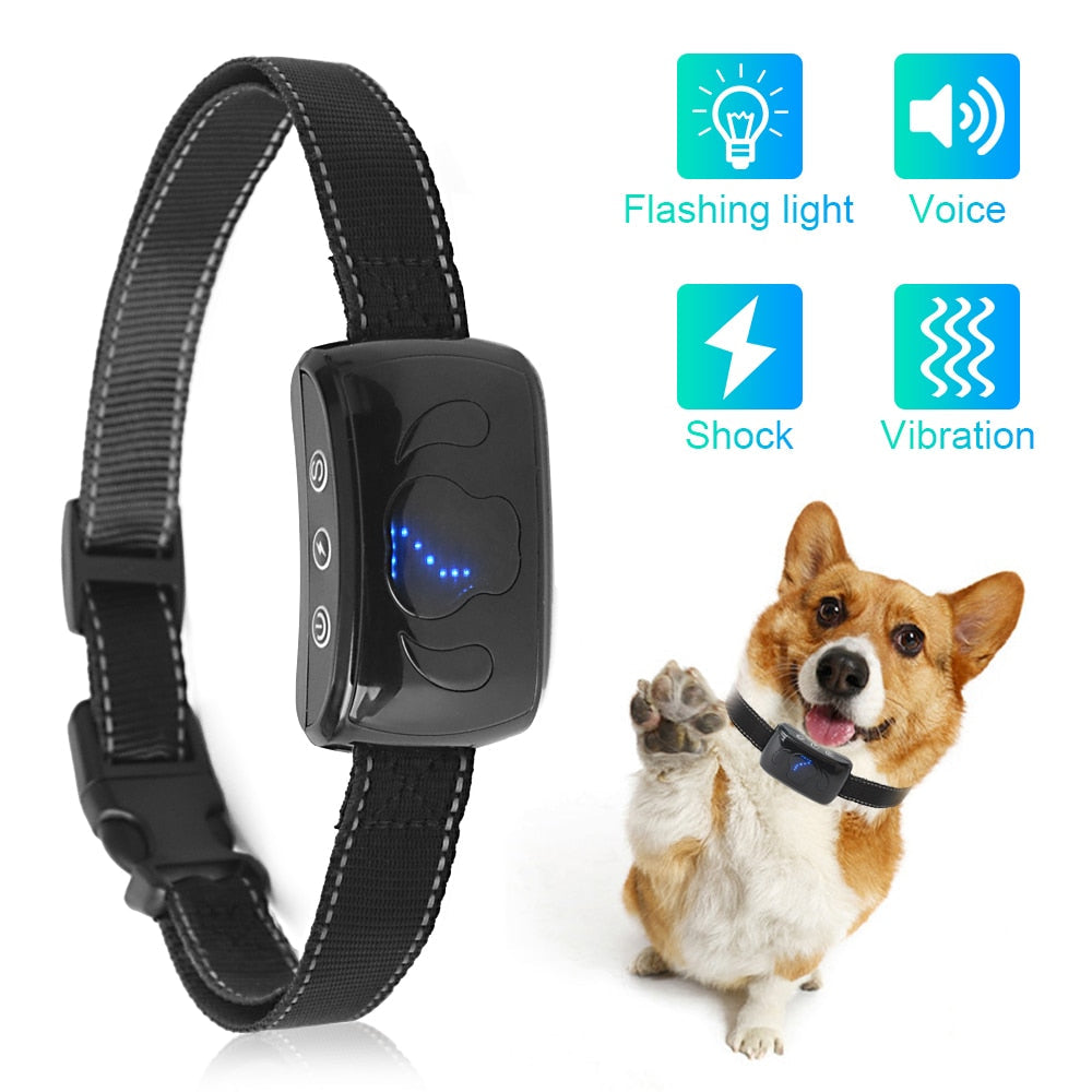 Dog Anti Bark Collar With Beeps Vibration