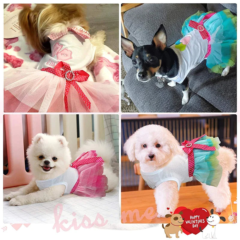 Cute Fashion Printed Dog Dress