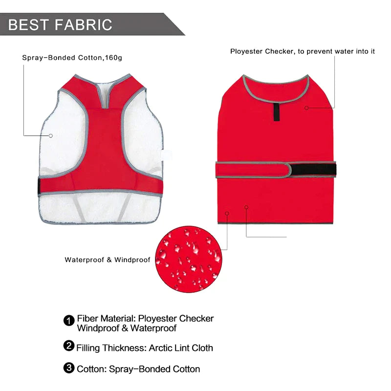 Reflective Warm Dog Fleece Jacket