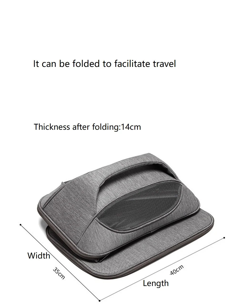 Traveling Mesh Collapsible Pet Carrier Bag