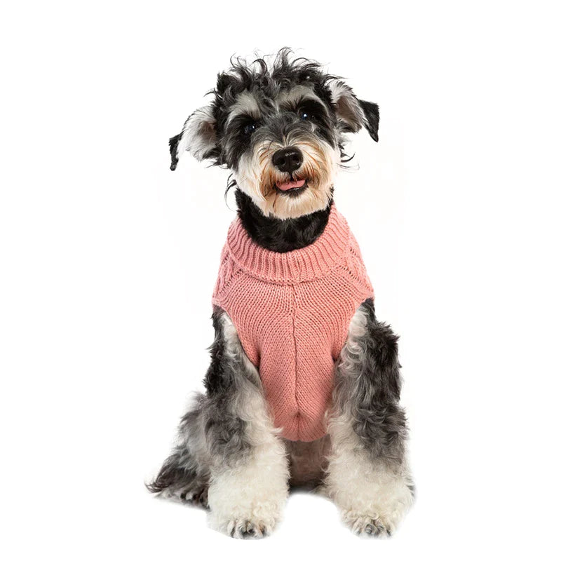 Cozy Turtleneck Knit Dog Sweaters