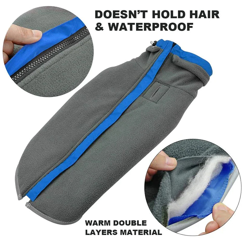 Warm Fleece Winter Dog Snowsuit