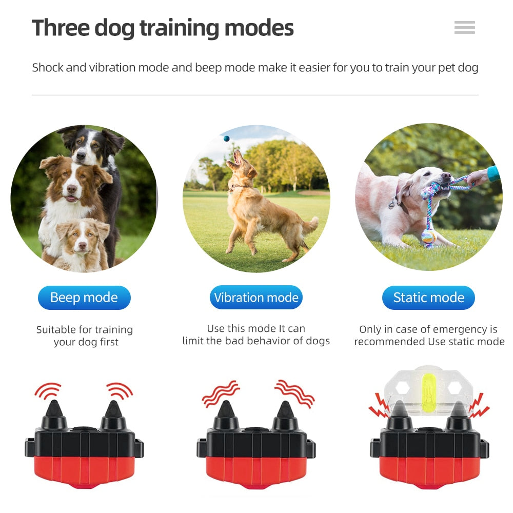 500m Waterproof Dog Training Collar