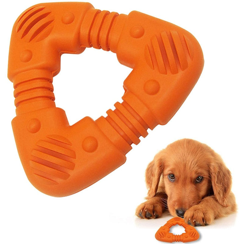 Indestructible Soft Rubber Dog Chew Toy