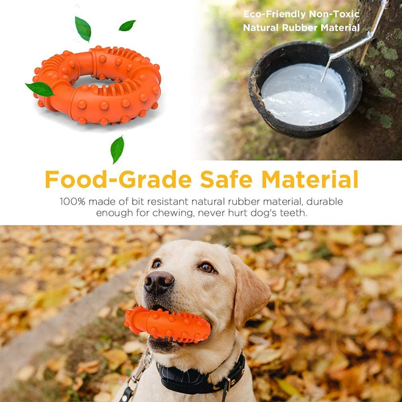 Indestructible Rubber Dog Chew Toy