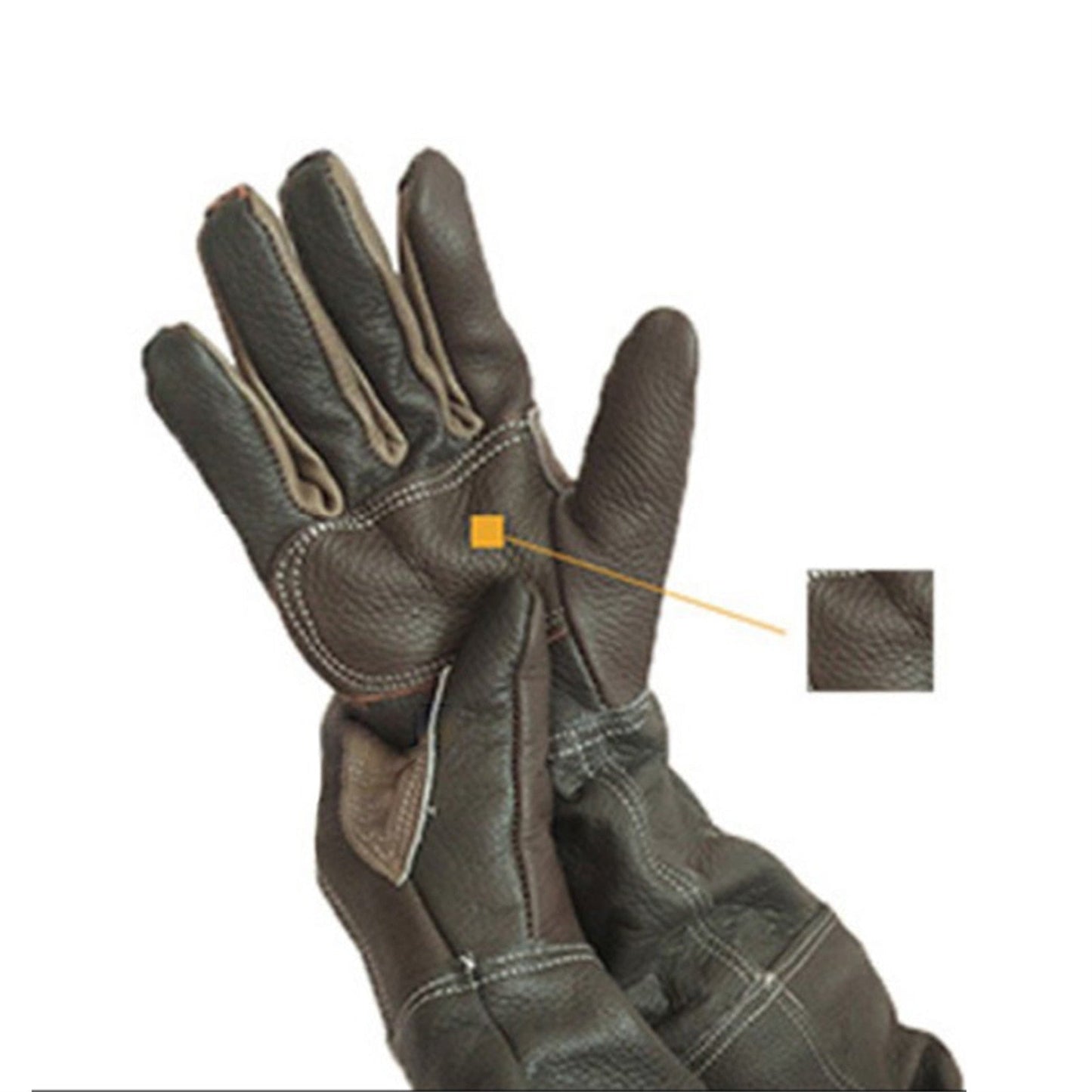 Cowhide Leather Anti Grasping Dog Protective Gloves
