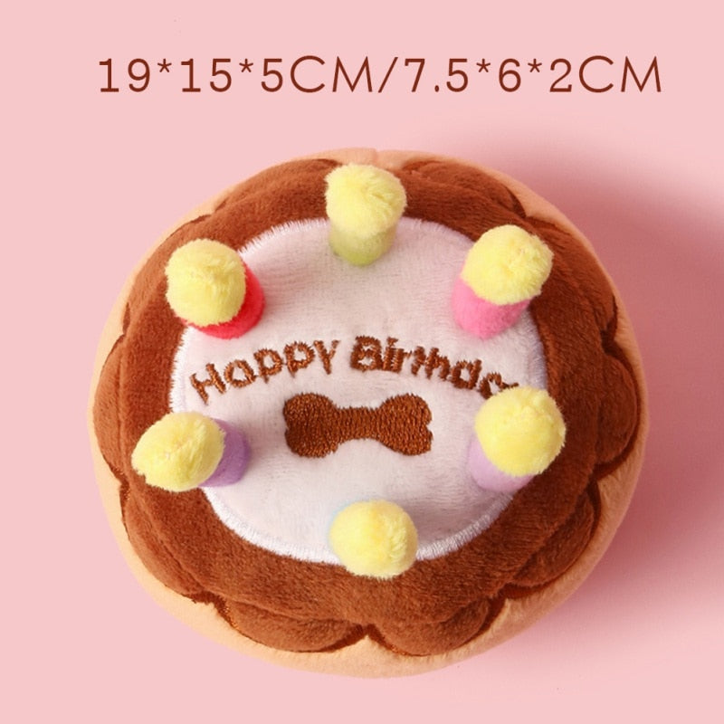 Birthday Cake Shape Dog Toys