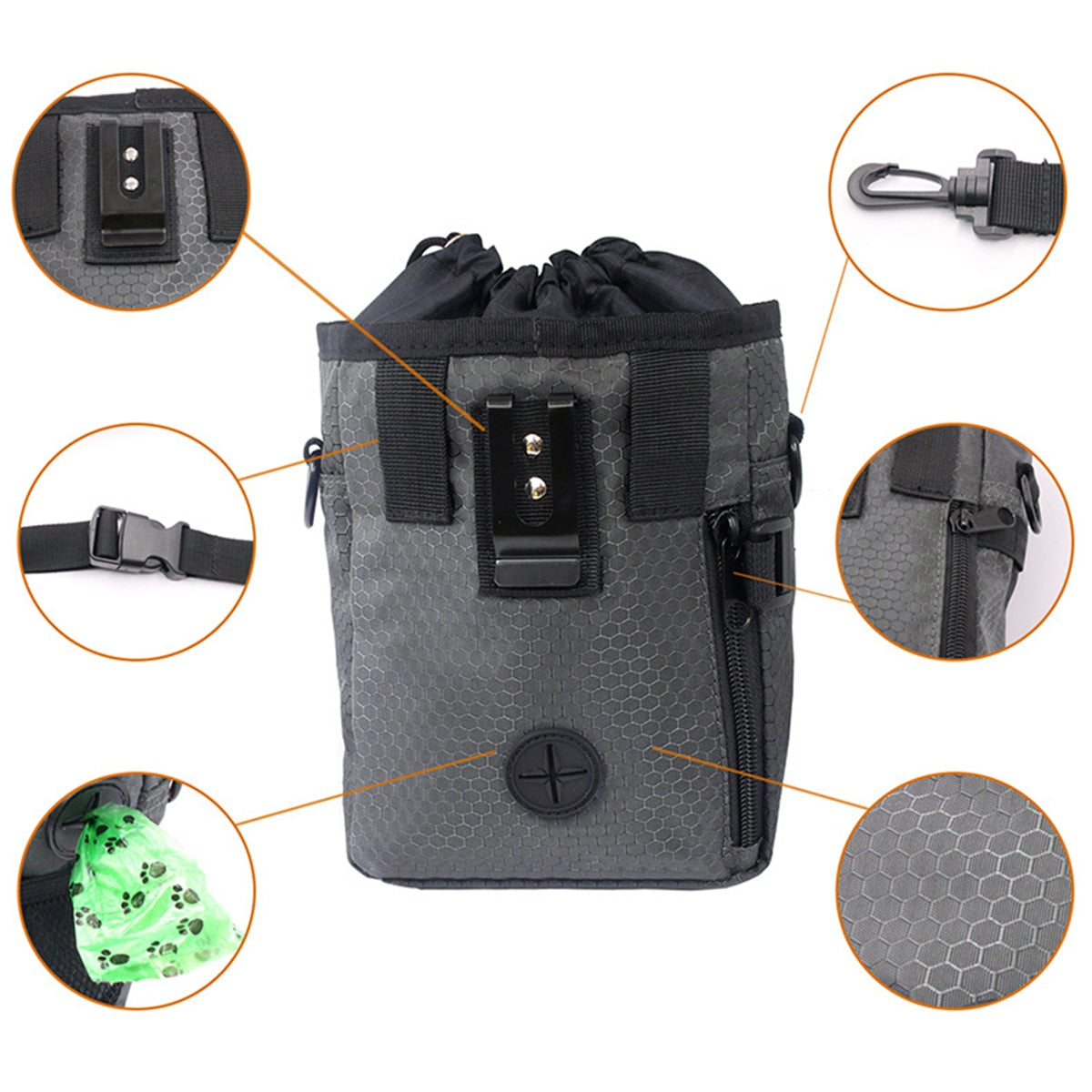 Hands Free Pet Dog Treat Pouch