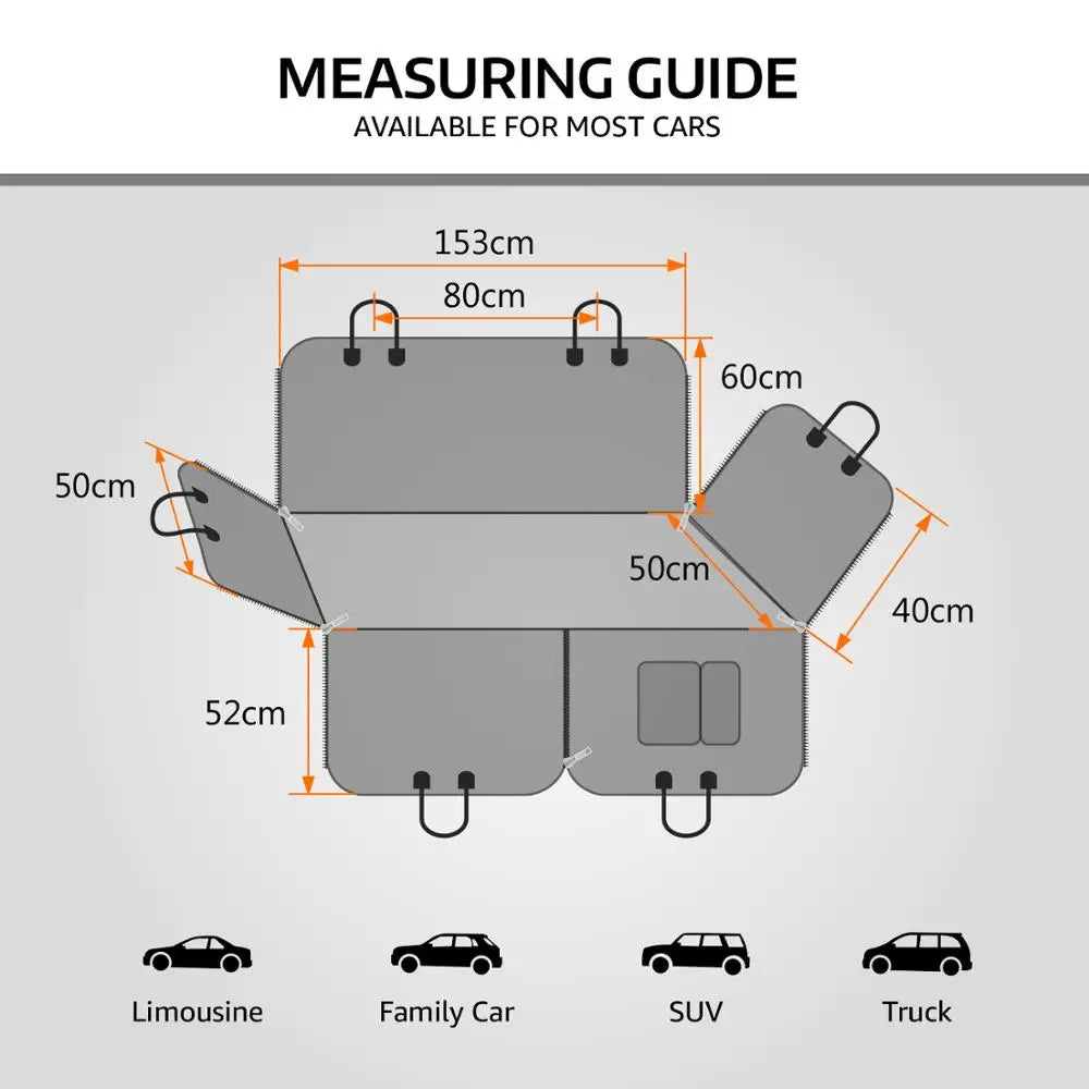 Waterproof Dog Car Seat Protector