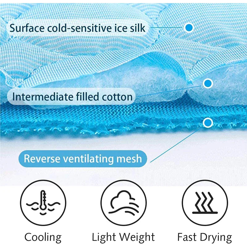 3 Layers Pet Dog Cooling Mats