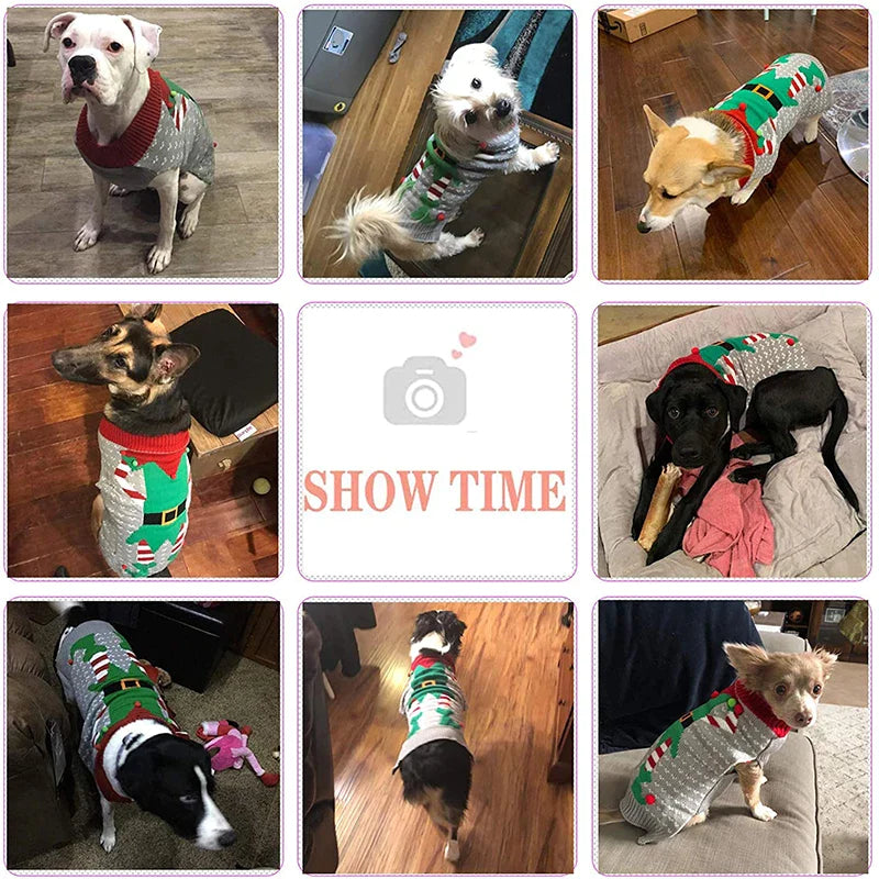 Stylish Christmas Dog Sweaters