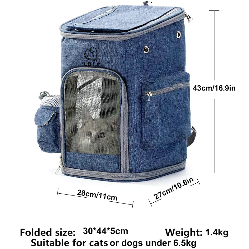 Ventilated Durable Pet Backpack