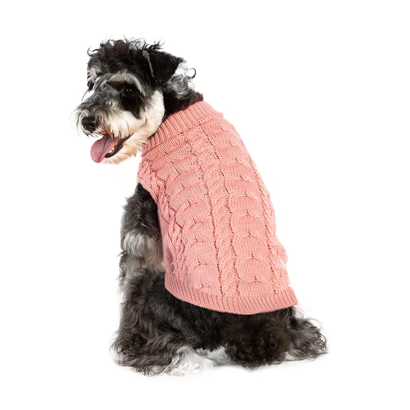 Cozy Turtleneck Knit Dog Sweaters