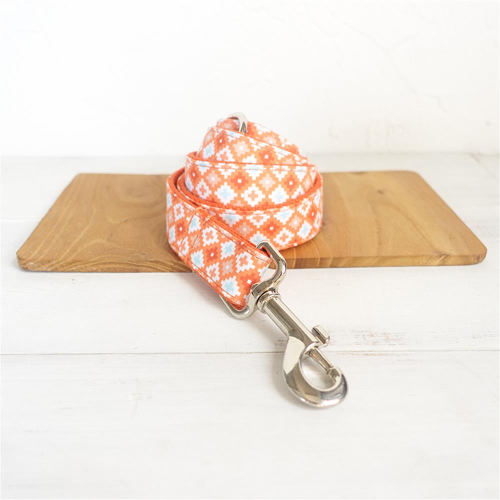 ORANGE GEOMETRY Pet Collar