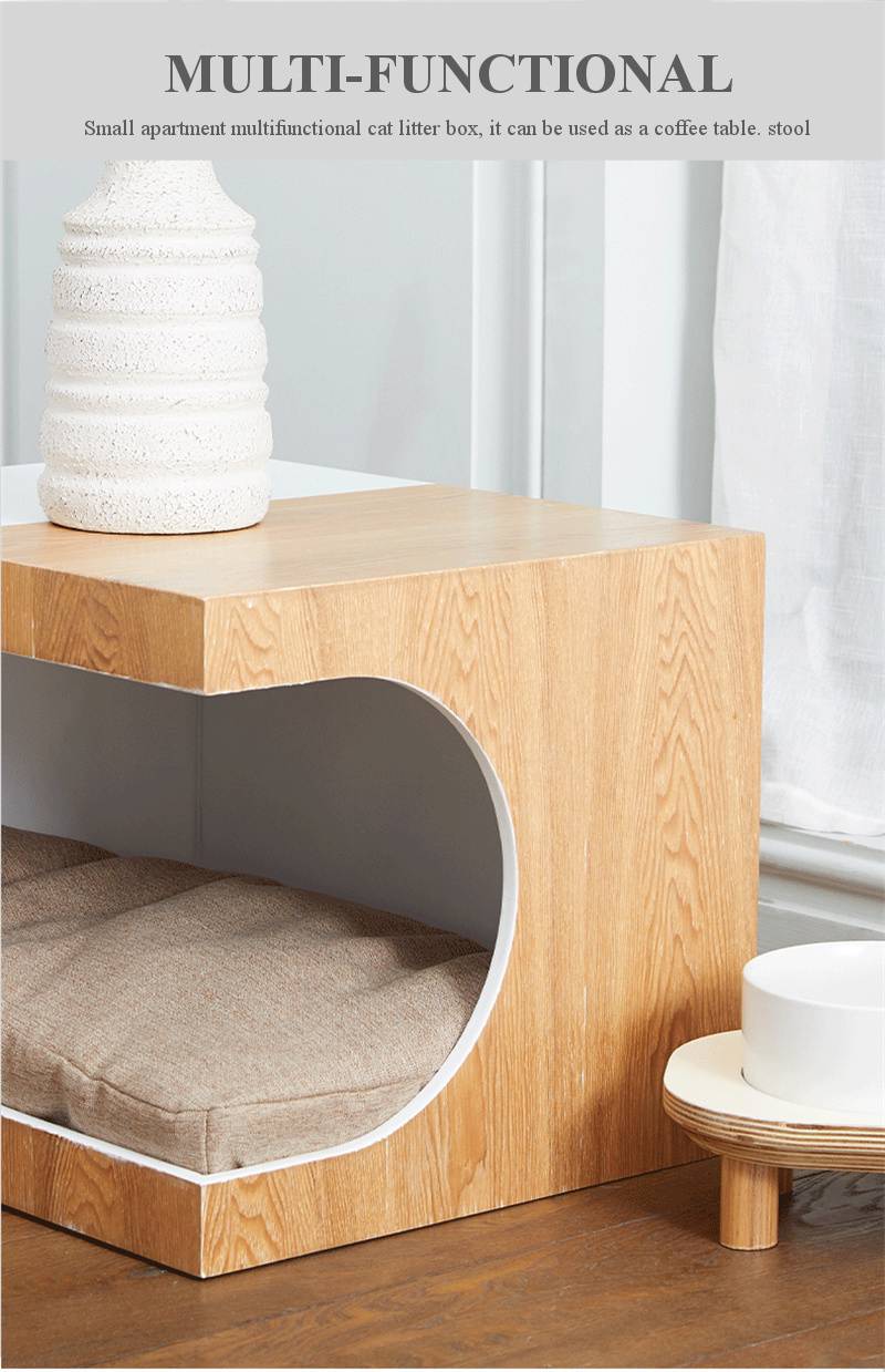 Luxury Solid Wood Cat House