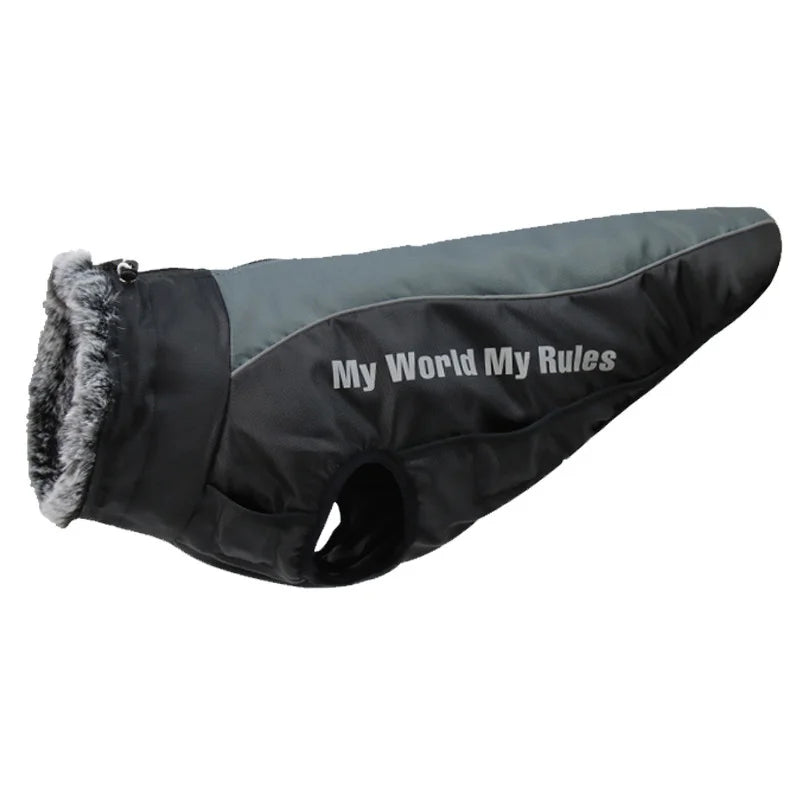 Warm Furry Collar Pet Jacket