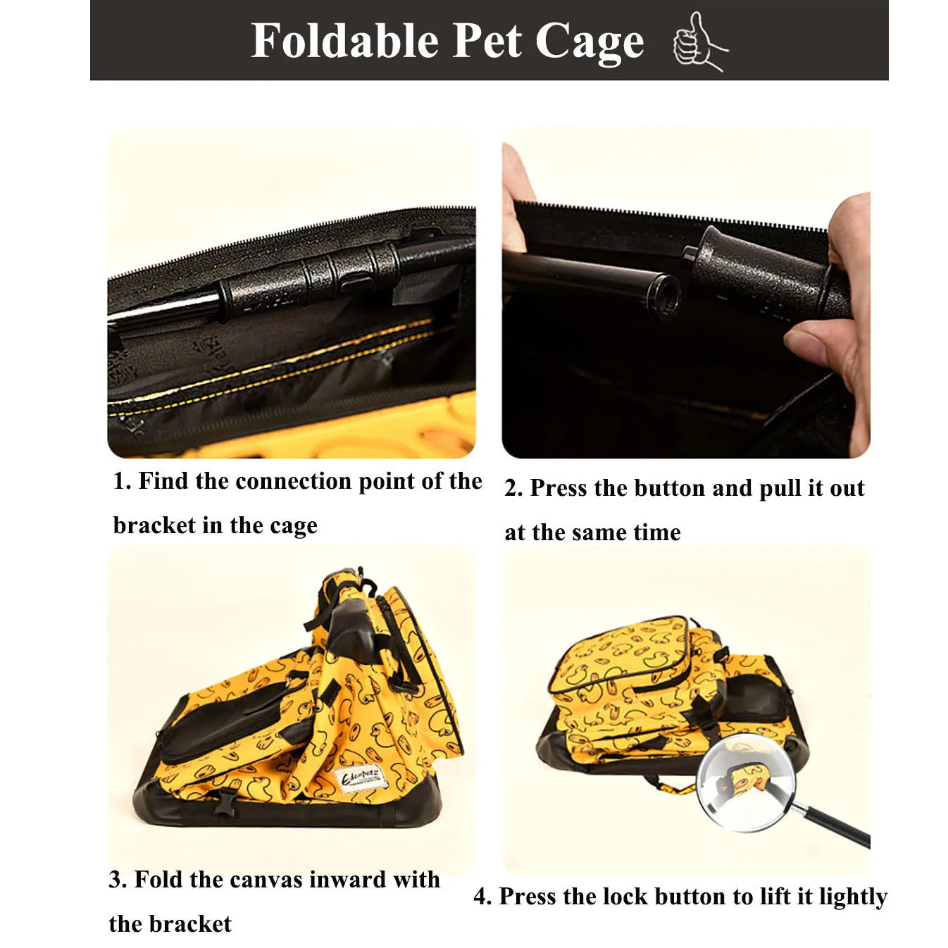 Portable Dog Shoulder Carrier Bag