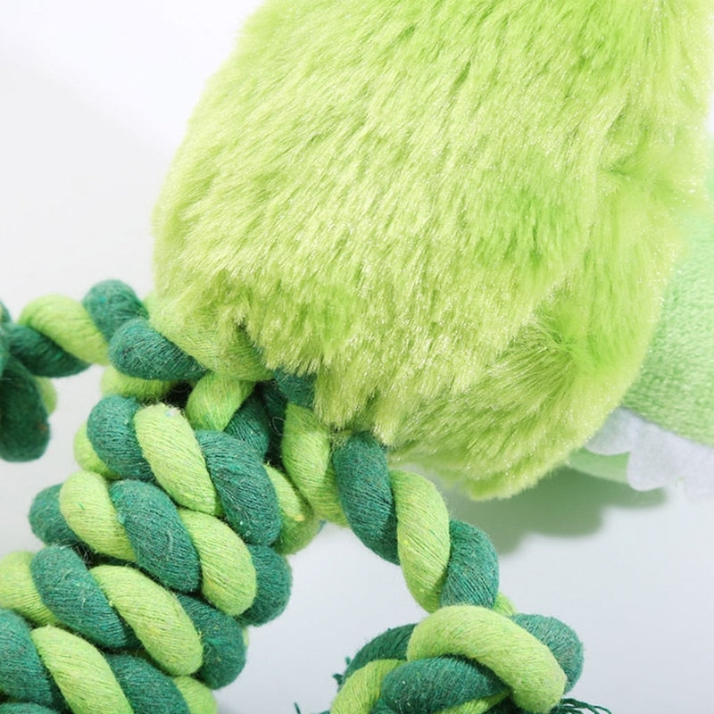 Indestructible Cute Tug of War Plush Dog Toy