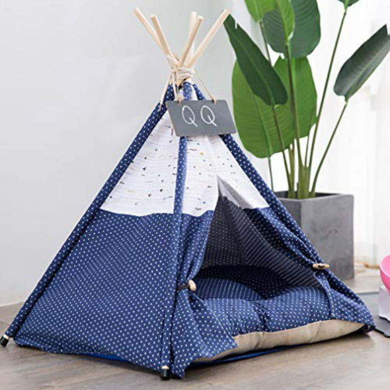 Portable Teepee Pet Tent House