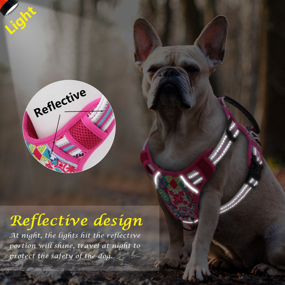 Breathable French Bulldog Harness Vest