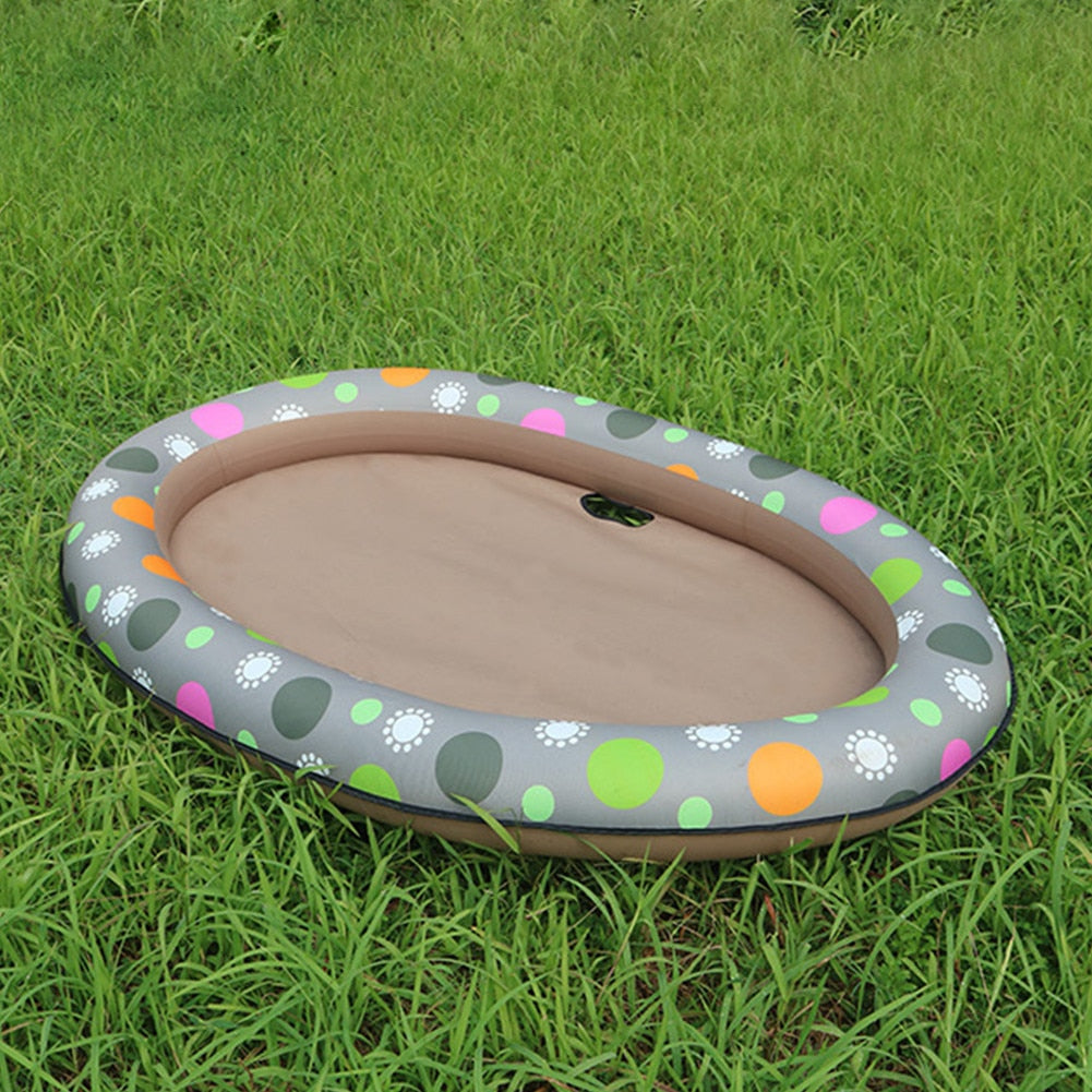 Dog Swimming Pool Inflatable Floating Bed