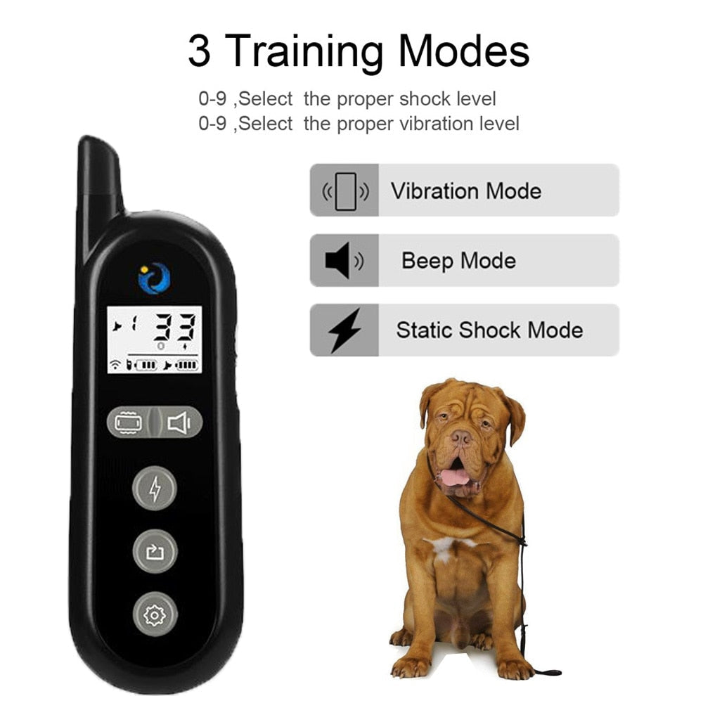 1000ft USB Rechargeable Dog Training Collar