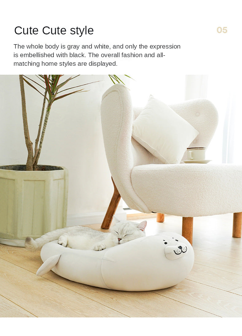 Ice Silk Seal Summer Cool Pet Bed