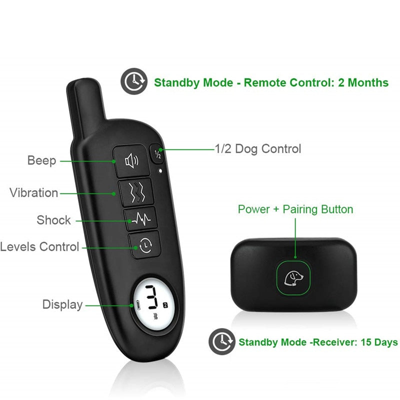 1000ft Range Dog Training Collar