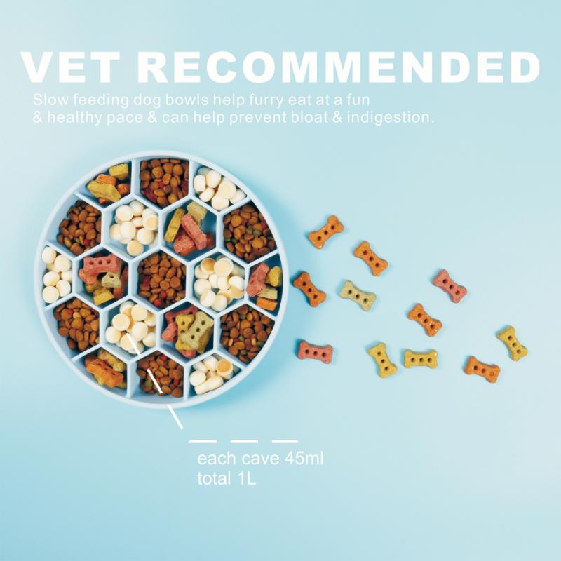 Anti Skid Pet Slow Food Bowl