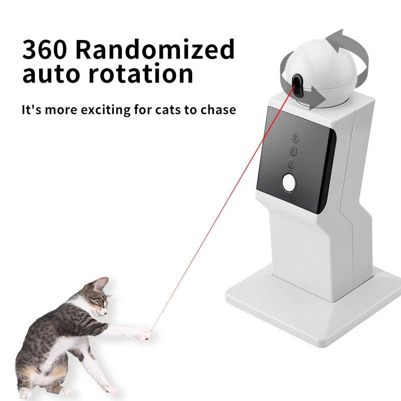 Electric Laser Pointer Cat Robot Toy