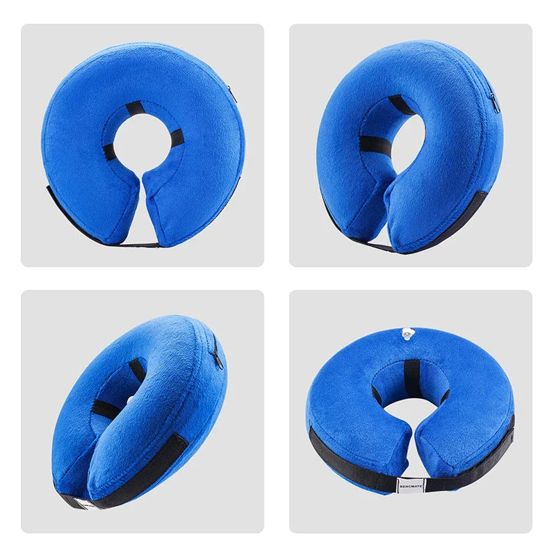 Inflatable Soft Dog Head Protecter