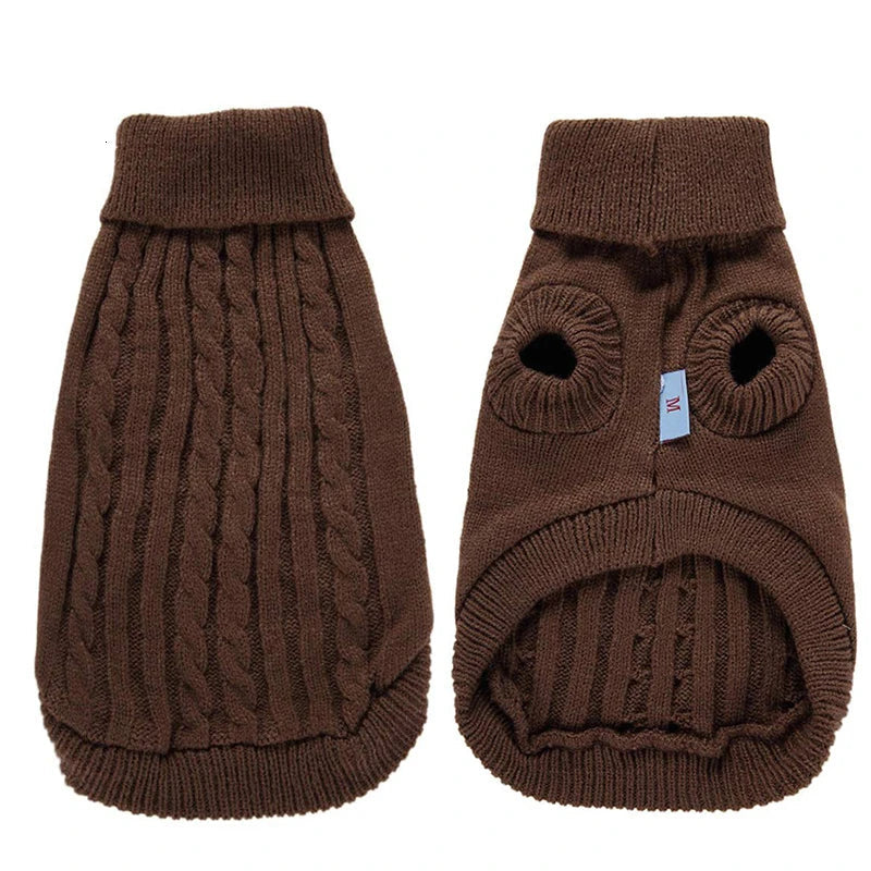 Small Dog Warm Knitted Sweater