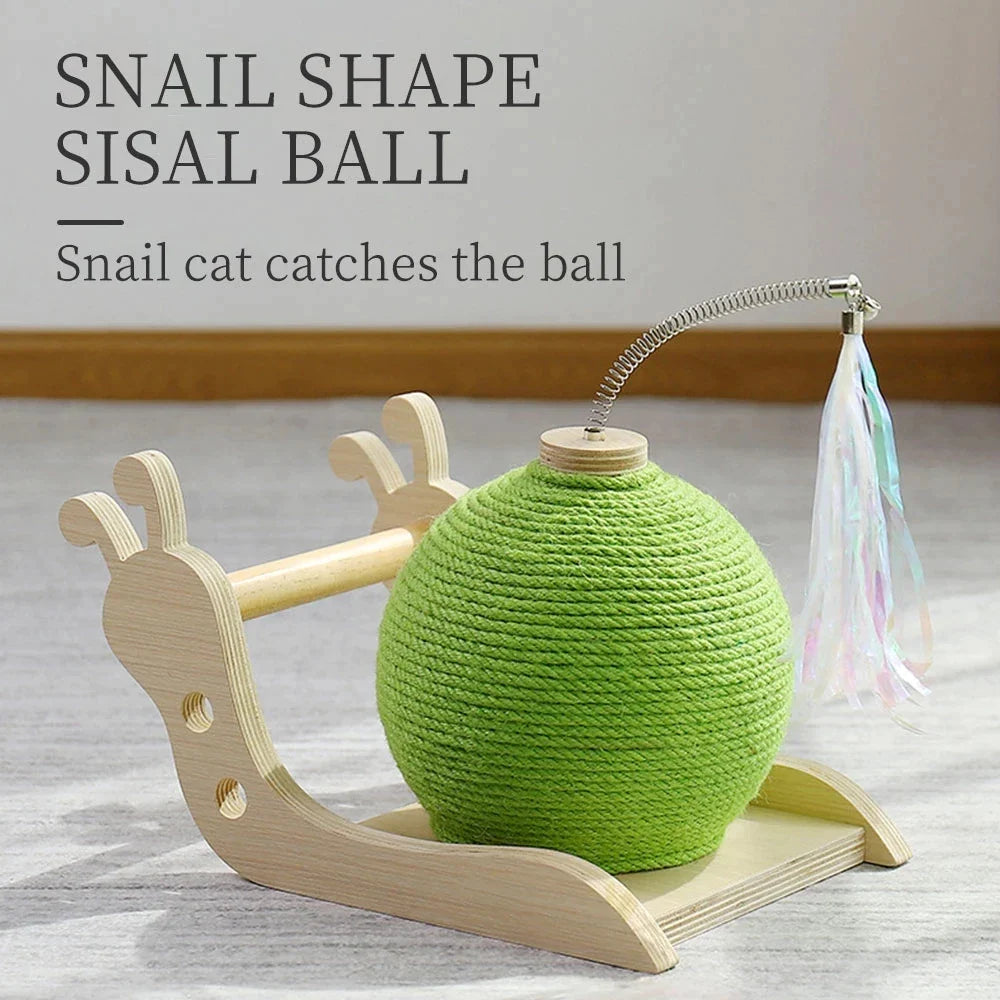 Wear-resistant Woven Sisal Cat Scratch Ball