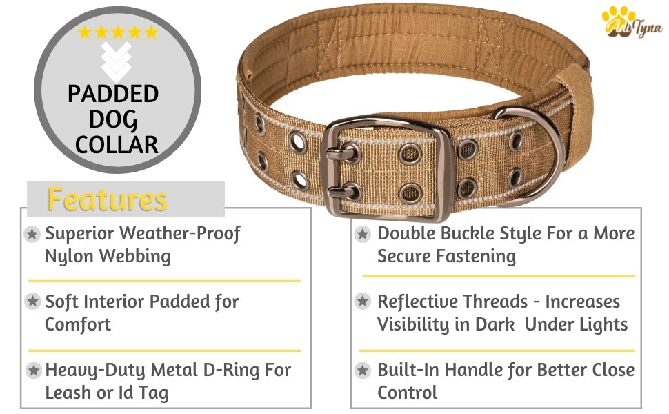Extra Large Dogs Tactical Collar