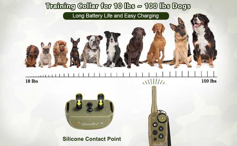 800m Electric Waterproof Dog Training Collar