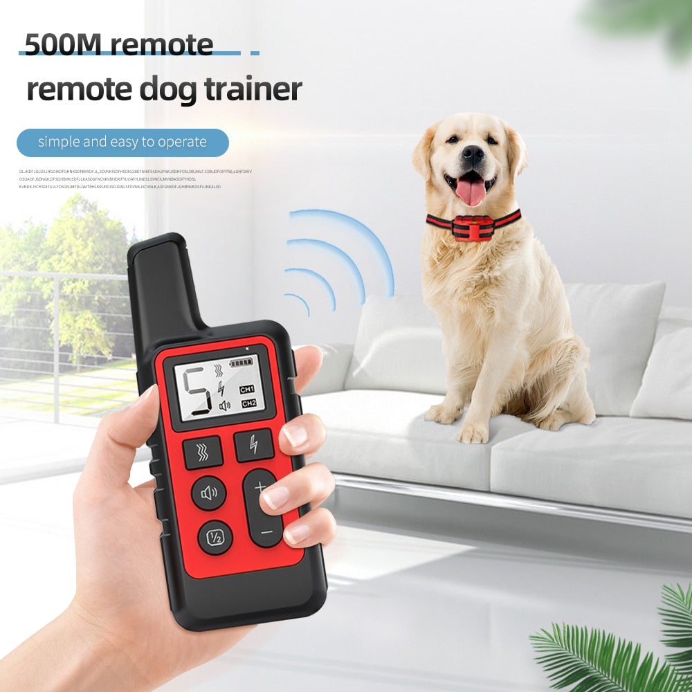 500m Waterproof Dog Training Collar