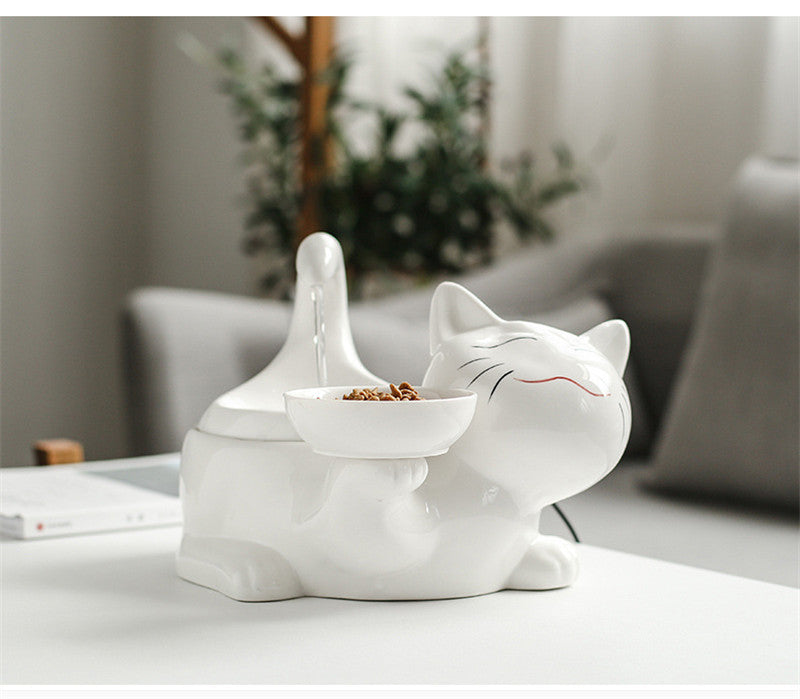Electric Ceramic Pet Water Fountain