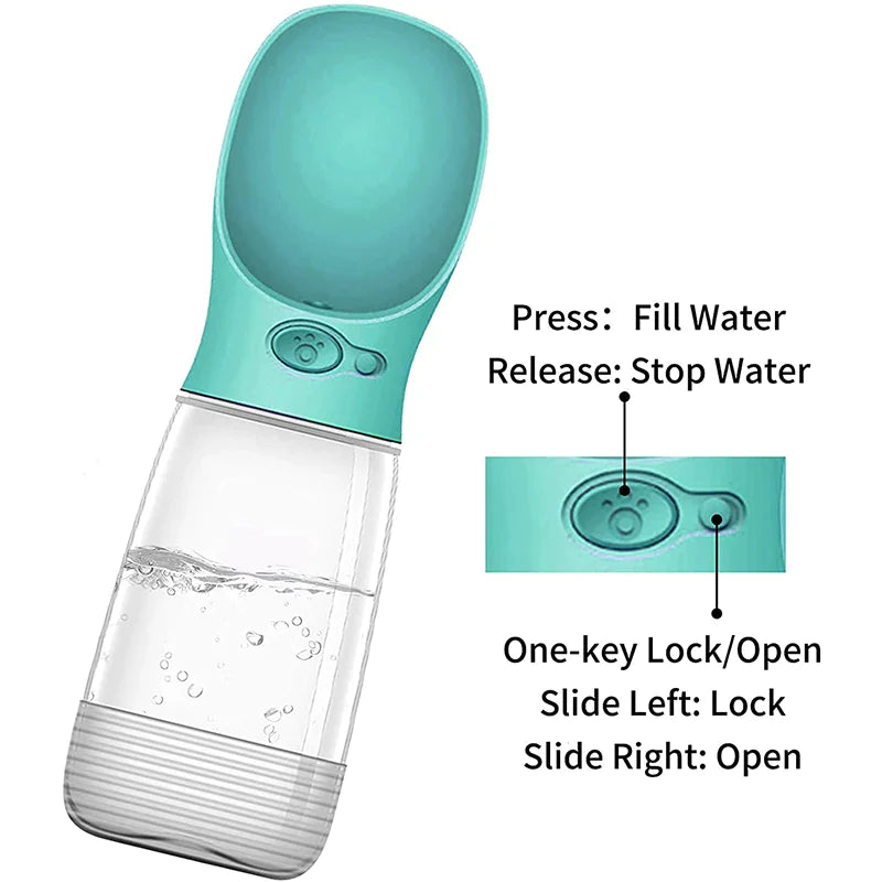 Portable Safe Travel Pet Drinking Bottle