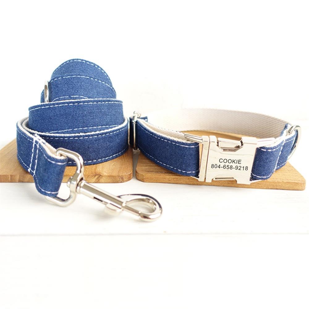 BLUE JEAN Fiber Pet Collar