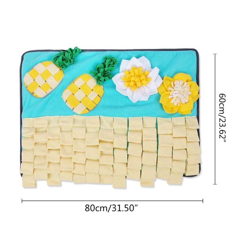 Pineapple Flower Dog Snuffle Mat