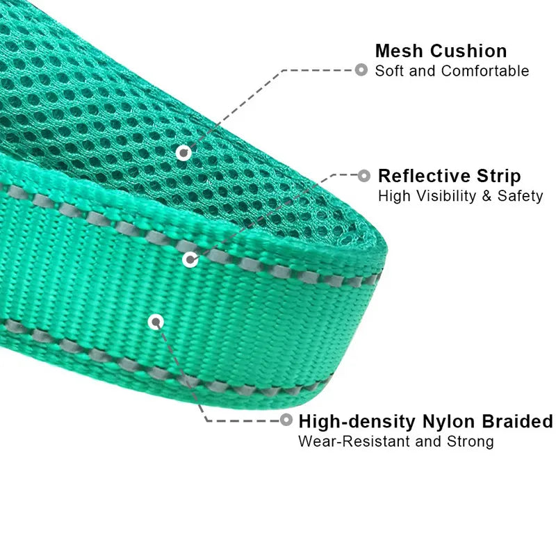 Durable Reflective Soft P Dog Collar