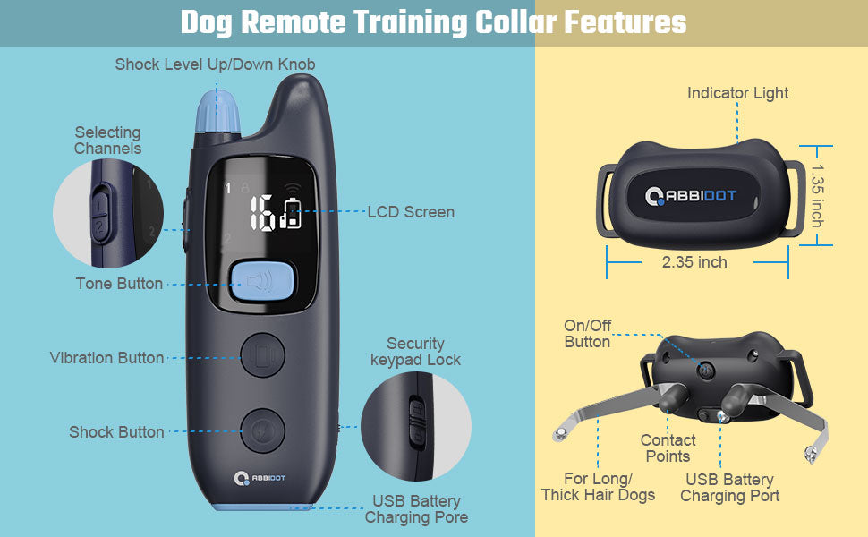 1500ft Canine Training Shock Collars