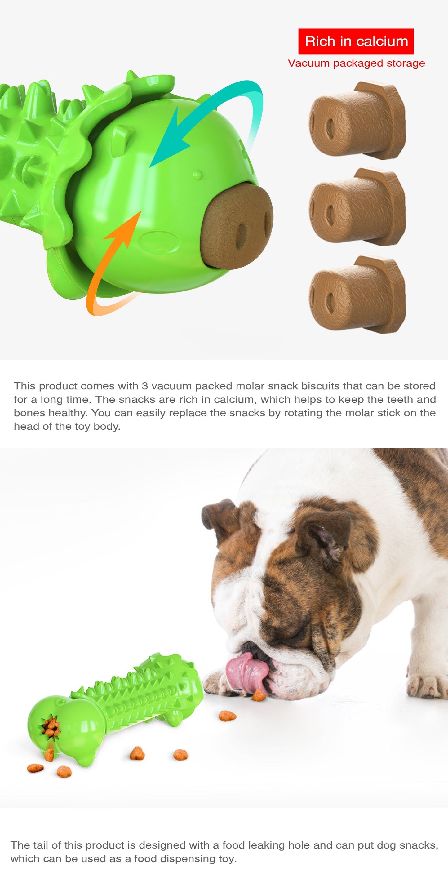 Indestructible Tough Rubber Dog Toy