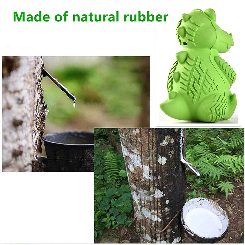 Natural Rubber Interactive Dog Toy