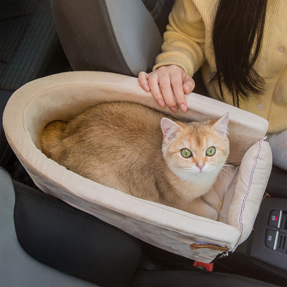 Dog Car Armrest Booster Bed