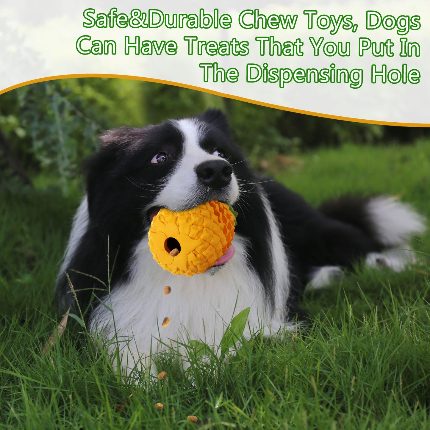 Indestructible Pineapple Dog Chew Toy