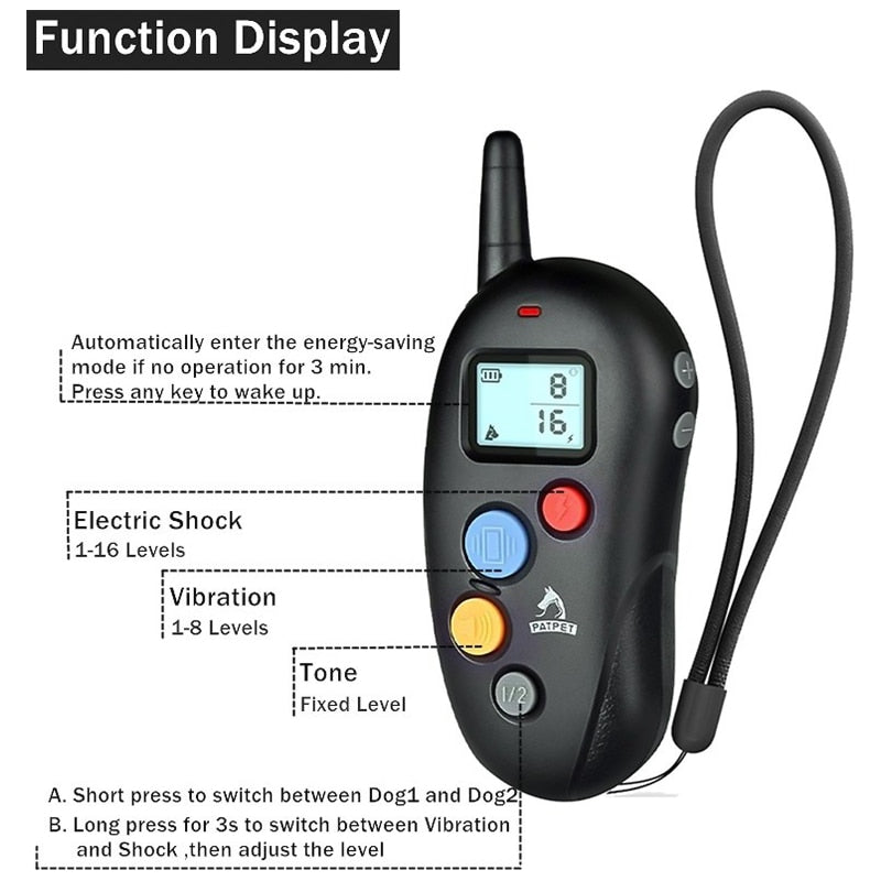 300m Anti Bark Dog Training Collar