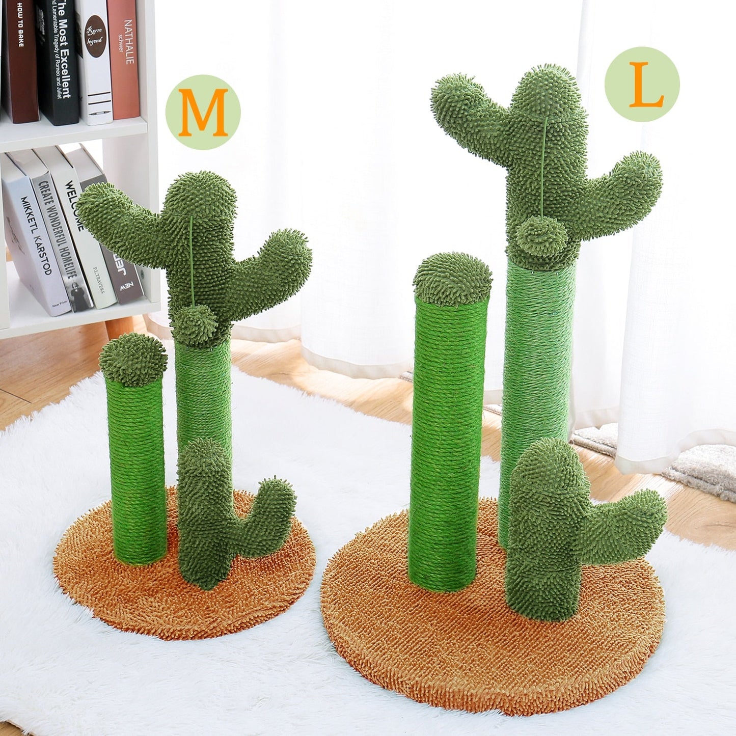 Cactus Cat Scratching Post With Sisal Rope